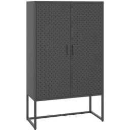 Buffet haut Anthracite 80x35x135 cm Acier Vidaxl Anthracite