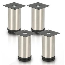 4X Pieds de meuble Pieds de socle Pieds réglables Pieds de canapé Pieds de meuble Réglables-Acier