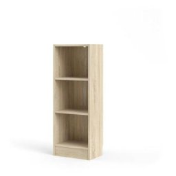 Base Étagère a, 2 tablettes de rangement Imitation chêne. - Naturelle