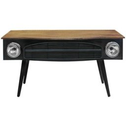 Bureau voiture en métal gris foncé Tata - Gris