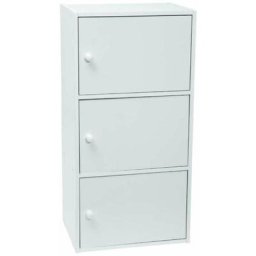 Meuble blanc à portes Werkapro 3 portes 80 x 40 x 29 cm