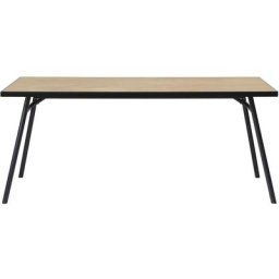 Calvi Table de salle à manger extensible avec 2 plateaux supplémentaires, chêne.