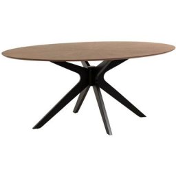 Table Naanim 180 x 110 cm finition noyer - Naturel - Kave Home