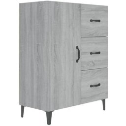 Vidaxl - Buffet Sonoma gris 69,5x34x90 cm Bois d'ingénierie Sonoma gris