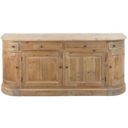 Buffet en bois recyclé Garance 180 cm - Marron