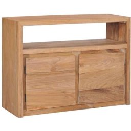 Buffet 80 x 30 x 60 cm Bois de teck massif Vidaxl Brun