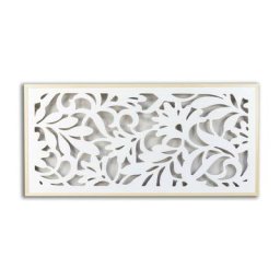 Tête de lit 160 cm Wabi Home en bois stratifié blanc