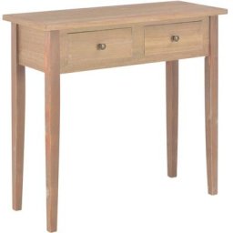 Table de console et coiffeuse Marron 79 x 30 x 74 cm Bois Vidaxl Marron