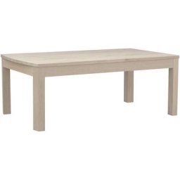 Veneto Table de salon 80x140 cm, en chêne blanc délavé. - Naturelle