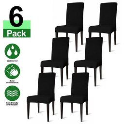 Randaco - 6X housses de chaise Chair Covers housse de chaise universelle étanche balançoire chaises