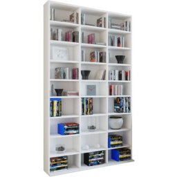 Megosa Maxi Étagère 27 cases de rangement, blanc. - Blanc