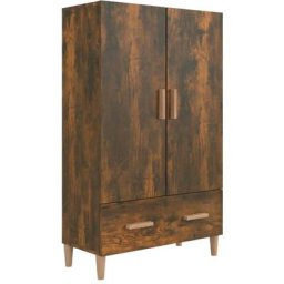Vidaxl - Buffet Chêne fumé 70x31x115 cm Bois d'ingénierie Chêne fumé