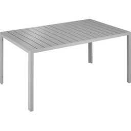 Tectake - Table de jardin bianca 150 x 90 cm pieds réglables en hauteur - table de camping, table