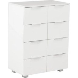 Vidaxl - Buffet Blanc brillant 60x35x80 cm Bois d'ingénierie Blanc