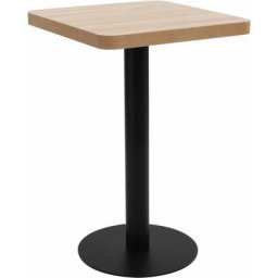 Table de bistro Marron clair 50x50 cm mdf