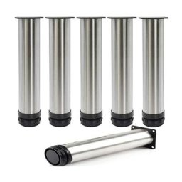 1 Pièce Pattes De Meuble Réglables, 18cm Pieds De Meubles en Acier Inoxydable pour Armoire Cuisine