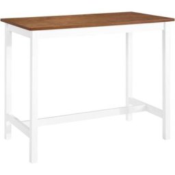Bonnevie - Table haute Table de bar - Mange-Debout Bois massif 108 x 60 x 91 cm BV780737