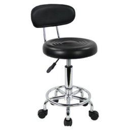 Tabouret pivotant à roulettes Tabouret Roulant Fauteuil pivotant Chaise de Bureau réglable en