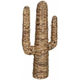 Objet déco Cactus en osier h 75 cm - Beige - Atmosphera