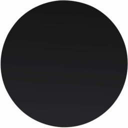 Dessus de table rond Verre trempé 800 mm vidaXL - Black