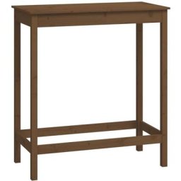 Table de bar Marron miel 100x50x110 cm Bois massif de pin