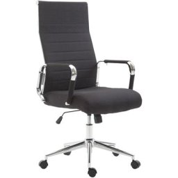 Fauteuil de bureau Kolumbus tissu noir