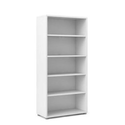 Prisme Étagère 4 tablettes de rangement. Blanc