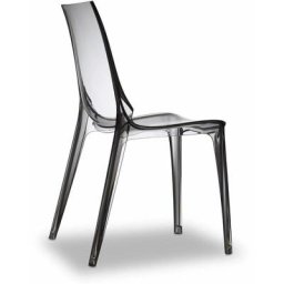 Chaise design - vanity - Gris Transparent