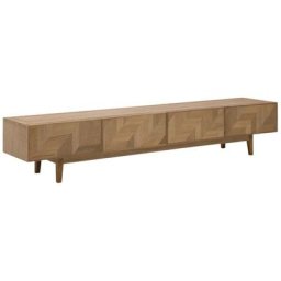 Meuble TV en chêne Plume - Marron