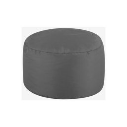 Pouf Rond, Repose-Pieds - 38cm x 20cm - Textile Tissé, Résistant à l'eau, Poufs d'intérieur et