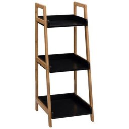 5five - tagère droite 3 niveaux Naturéo noir - 5 five simply smart - Noir