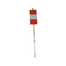Piquet de chantier K5b simple face rétroreflechissante Taliaplast 520101