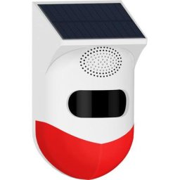 Alarme de capteur de mouvement extérieur sans fil monobloc - Alarme d'allée extérieure sans fil à