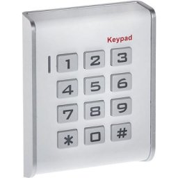 Clavier à code et rfid autonome blanc Wizelec