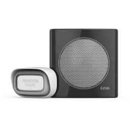 Extel - Sonnette sans fil diBi Flash à piles, personnalisable Noir - Noir