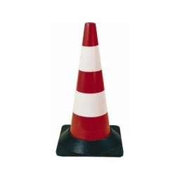 Cône de signalisation plastique pied caoutchouc TALIAPLAST