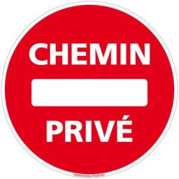 Signaletique.biz France - Panneau de Signalisation Autocollant. Panneau Interdiction. Panneau