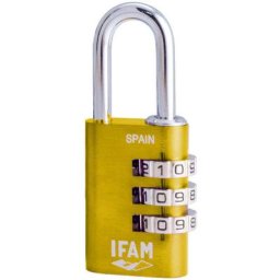 Cadenas col combi30 jaune Ifam