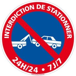 Signaletique.biz France - Panneau de Signalisation pvc 1 mm. Panneau Interdiction. Panneau Parking,