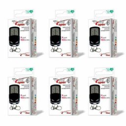 ME - pack de 6 télécommandes radio de portail copieuses universelles jolly open 4