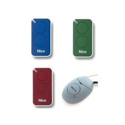 Kit composé de 3 télécommandes Nice ira inti 2 boutons + récepteur ox2 Nice intikit