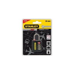 Stanley - Cadenas noir à code approuvé tsa