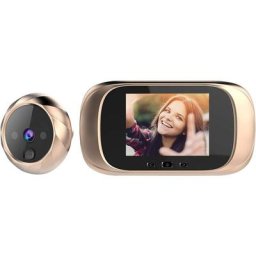 Sonnette œil de Chat Intelligente, Sonnette sans Fil avec Camera,Ecran lcd tft 2,8 Pouces, Vision
