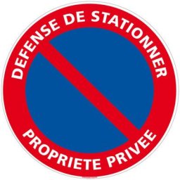 Panneau de Signalisation Alu. Panneau Interdiction. Panneau Parking, Panneau d'information