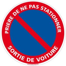 Signaletique.biz France - Panneau de Signalisation Autocollant. Panneau Interdiction. Panneau