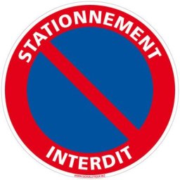 Signaletique.biz France - Panneau de Signalisation Autocollant. Panneau Interdiction. Panneau