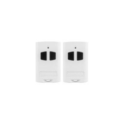 Beninca - Lot de 2 télécommandes togo 2 ak blanche touches noires - remplace togo wp / wk - 433.92