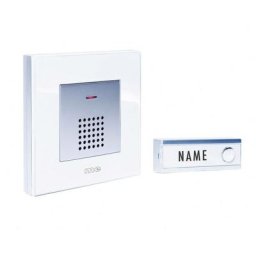 M-e Modern-electronics - Set complet pour Sonnette sans fil FG5.2 200 m blanc, argent - blanc,
