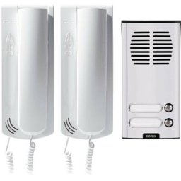 Kit d'interphone Elvox Sound System bifamilial pour implants 4+1 K62K0.02