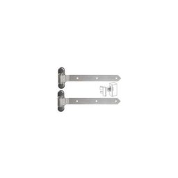 Charnières pour porte industrielle en bois, réglage 3-D, l du bras 350 mm Locinox